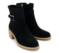 TOMS Hailey Buckle Suede Women's Black Boots