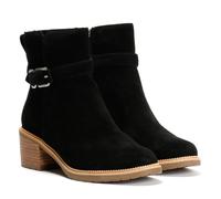 Toms Hailey Buckle Suede Women's Black Boots UK 6