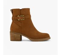 TOMS HAILEY BUCKLE Womens Ankle Boots Brown - UK 6