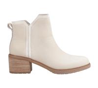 (Brown, 4 (Adults')) TOMS Hailey Leather Women's Beige Boots