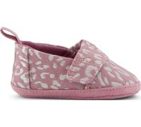 TOMS Girls Crib Alpargata Slip-On Espadrille, Cosmic Pink Iridescent Leopard, 0.5 UK Child