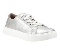 Toms Kameron Leather Women's Silver Trainers UK 7
