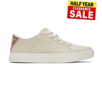 Toms Kameron Womens Leather Trainers Retro Classic Casual Sneakers Beige