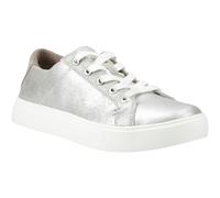 TOMS Women's Kameron Lace Up Sneaker, Champagne Metallic Suede/Suede, 4 UK
