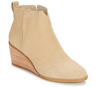 TOMS Women's Clare Ankle Boot, Oatmeal Suede, 3 UK