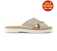 Toms Mae Womens Sandals Crossover Mule Slip On Summer Beach Sandals Champagne