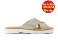 Toms Mae Womens Sandals Crossover Mule Slip On Summer Beach Sandals Champagne