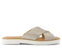 Toms Women's Mae Crossover Flat Sandal 7 (40) Silver