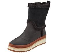 TOMS MAKENNA Womens Leather Boots Black - UK 5