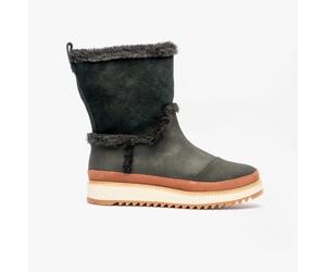 TOMS MAKENNA Womens Leather Boots Black - UK 4