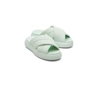 TOMS Mallow Crossover Slides Womens Green