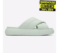 Toms Mallow Crossover Polyester Blend Women's Mint Slides UK 4