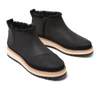 Toms Marlo Leather Women's Black Boots UK 4