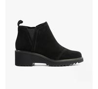 TOMS Women's Maude Ankle Boot, Black/Black Suede, 3 UK