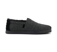 TOMS Men ALP FWD Espadrille Loafer Flat, Charcoal Herringbone, 11 UK