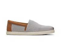 TOMS Men's ALP FWD Espadrille Loafer Flat, Drizzle Grey Brushed Twill, 11 UK