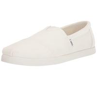 TOMS Men's ALP FWD Espadrille Loafer Flat, White Recycled Cotton Canvas, 9.5 UK