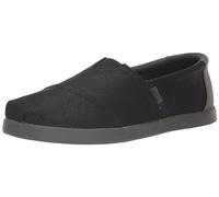 TOMS Men's Alp Fwd Loafer Flat, Black Waxed Canvas, 10.5 UK