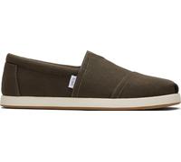 TOMS Men's ALP FWD Loafer Flat, Canteen Recycled Cotton Waxed Canvas, 13 UK