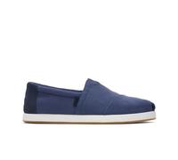 TOMS Men's Alp FWD Sneaker, Cadet Blue Brushed Twill/Navy Suede, 7.5 UK