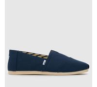 TOMS Men's Alp Shoes in Navy Blue, Cotton, Size: 8 UK 8