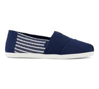 TOMS Men's Alpargata Classic Espadrille Loafer Flat, Navy Nautical Stripe, 10 UK