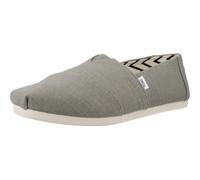 TOMS Men's Alpargata Classic Sneaker, Vetiver Grey Heritage Canvas, 10.5 UK