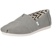 TOMS Men's Alpargata Classic Sneaker, Vetiver Grey Heritage Canvas, 7 UK