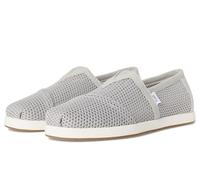 TOMS Men's Alpargata FWD Espadrille, Light Gray Textured Mesh, 13