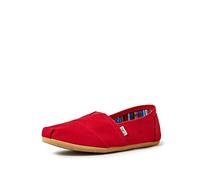 TOMS Men's Alpargata Loafer Flat, Red, 11 UK
