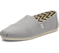 TOMS Men's Alpargata Oxford Flat, Drizzle Grey Heritage Canvas, 8 UK