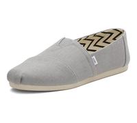TOMS Men's Alpargata Oxford Flat, Drizzle Grey Heritage Canvas, 9.5 UK