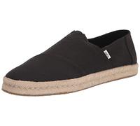 TOMS Alpargata Rope 2.0 100% Cotton Men's Black Espadrilles - UK 12