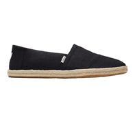 TOMS Men's Alpargata Rope Classic Loafer Flat, Total Black, 8.5 UK