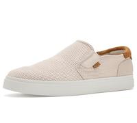 TOMS Men's Baja 2.0 Classic Slip On Sneaker, Canvas Upper, with CloudBound Insole, Soft Grey Geometric Mesh, 9