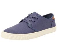 TOMS Men's Carlo Sneaker, Cadet Blue Heritage Canvas, 12 UK