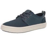 TOMS Men's Carlo Terrain Sneaker, Dark Indigo Canvas and Leather, 9.5 UK