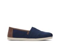 Toms Alpargata 3 Men Navy Brown Mens Closed Toe Sandals 10020866-75 in a Plain Canvas in Size 11