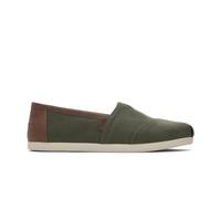 TOMS Alpargata Classic Cotton Blend Men's Dark Sage Espadrilles - UK 9