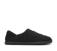 Toms Mens Ezra Quilted Slippers in Black Textile - Size UK 3