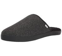 TOMS Men's Harbor Slipper, Black, 8 UK