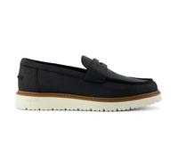 TOMS - Mens Navi Travel Lite Havana Dress Casual Shoes, Color Black Leather, Size: 8 UK