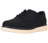 TOMS Men's Navi TRVL LITE Oxford Oxford, Black Heritage Canvas, 7.5 UK