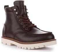 TOMS Men's Palomar Boot, Dark Brown Leather, 6 UK