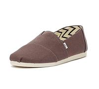 TOMS Mens Recycled Cotton Alpargata Loafer Flat, Grey, 13 UK