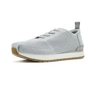 TOMS Men's Resident Plus Lace-Up Sneaker, Light Grey Engineered Knit, 6.5 UK