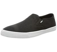 TOMS Men's Slip-On Shoes - Ortholite Comfort & Support, Durable Vulcanized Outsole Black White