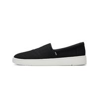 TOMS Men's Trvl Lite Alpargata Sneaker, Black Heritage Canvas, 6.5 UK