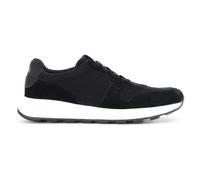 TOMS Men's Trvl Lite Retro Sneaker, Water Repellant Black Suede/Vintage Twill, 13 UK