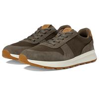 TOMS Men's Trvl Lite Retro Sneaker, Water Repellant Canteen Suede/Vintage Twill, 8 UK